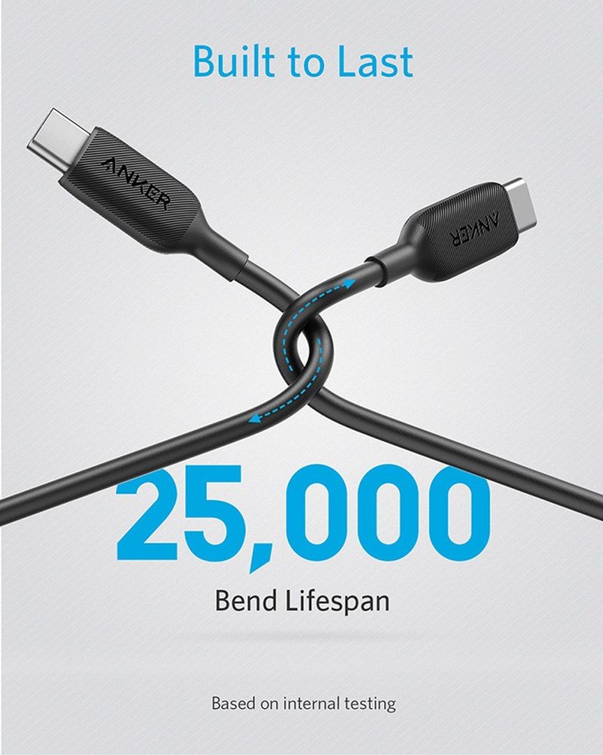 PowerLine III USB-C To USB-C Kabel 3ft/0.9m