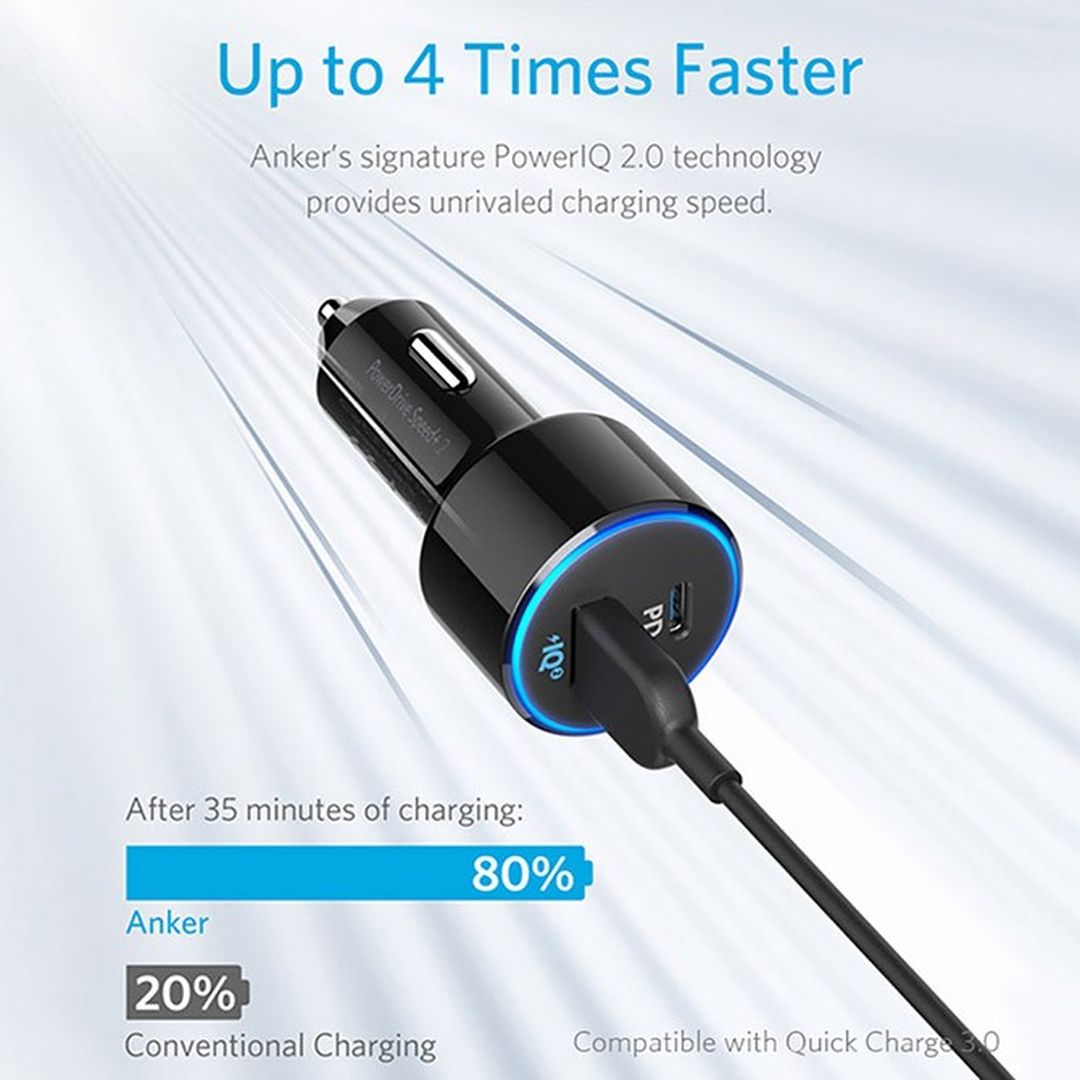 PowerDrive Speed+ 2 Car Charger