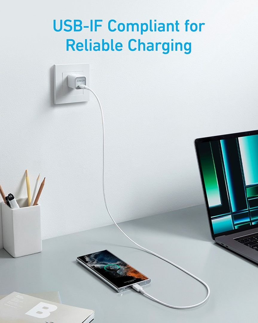 Anker 322 PowerLine USB-C to USB-C Kabel 3ft/0.9m