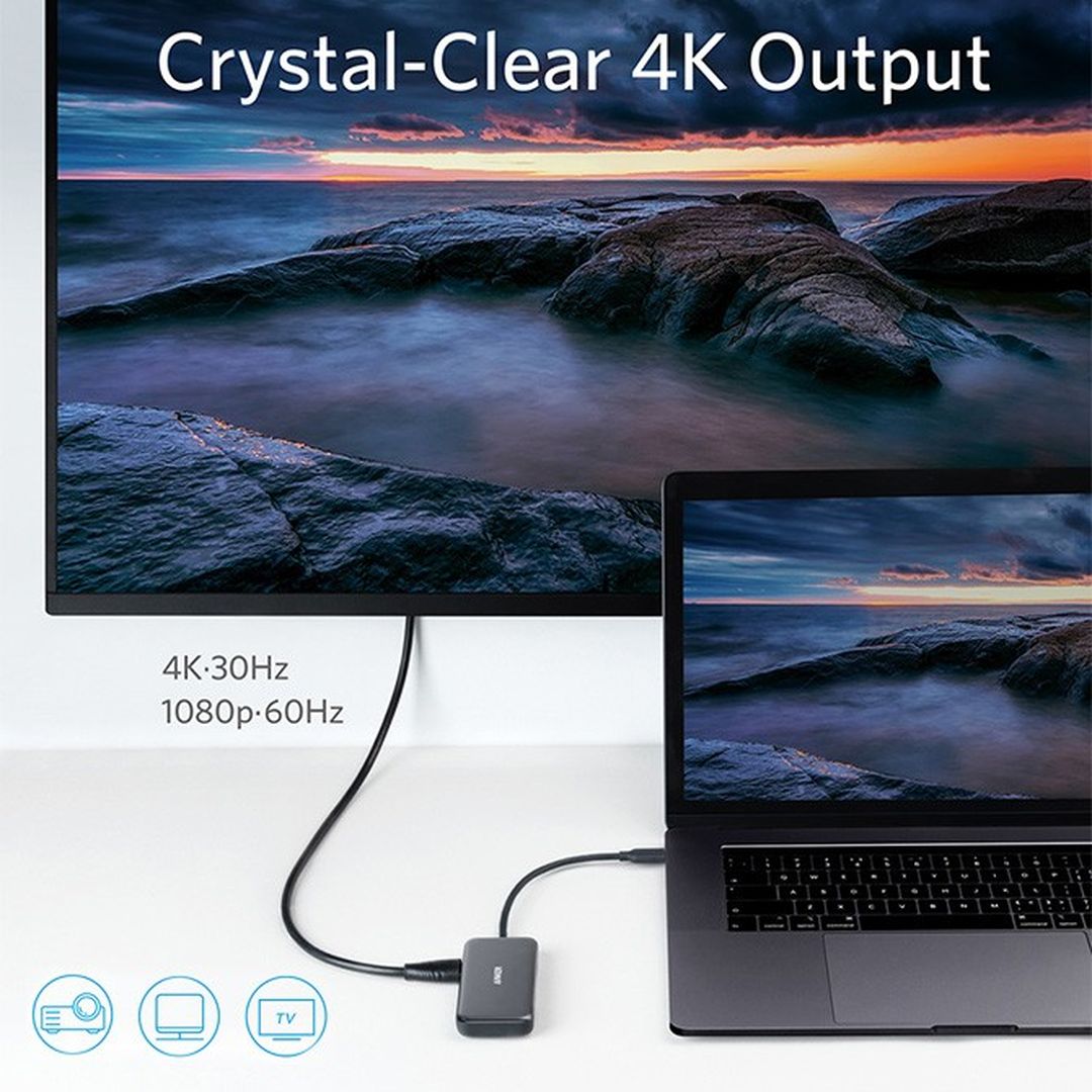 PowerExpand 5-in-1 USB-C Media Hub